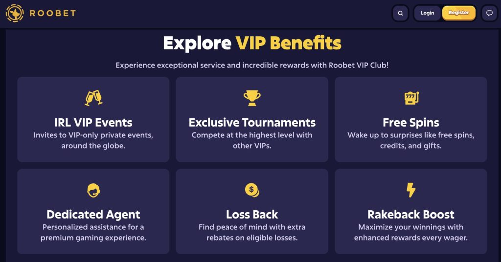 roobet vip benefits