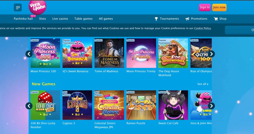 vera and john homepage